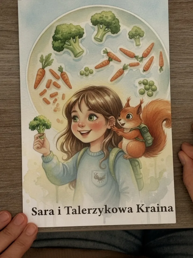 Okładka wydrukowanej książki